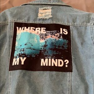 Where is my mind denim jacket